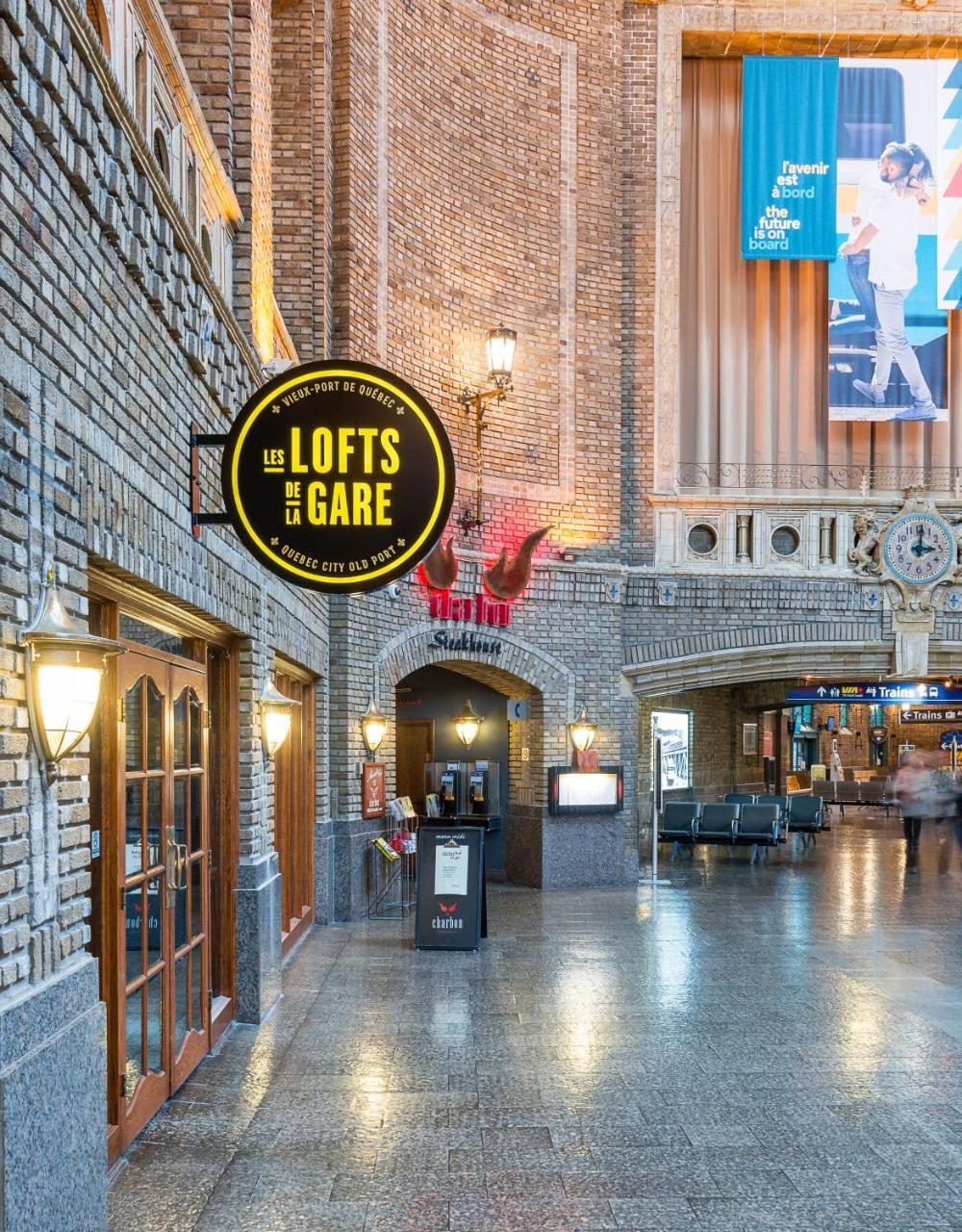 Les Lofts De La Gare - Par Les Lofts Vieux-Quebec Apartment Ngoại thất bức ảnh